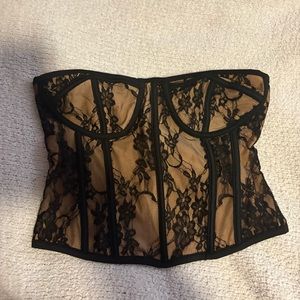 Jesebelle Black Lace Bustier Top Fashion Nova